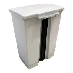 TRUST 87 Litre Step-On Bin - White