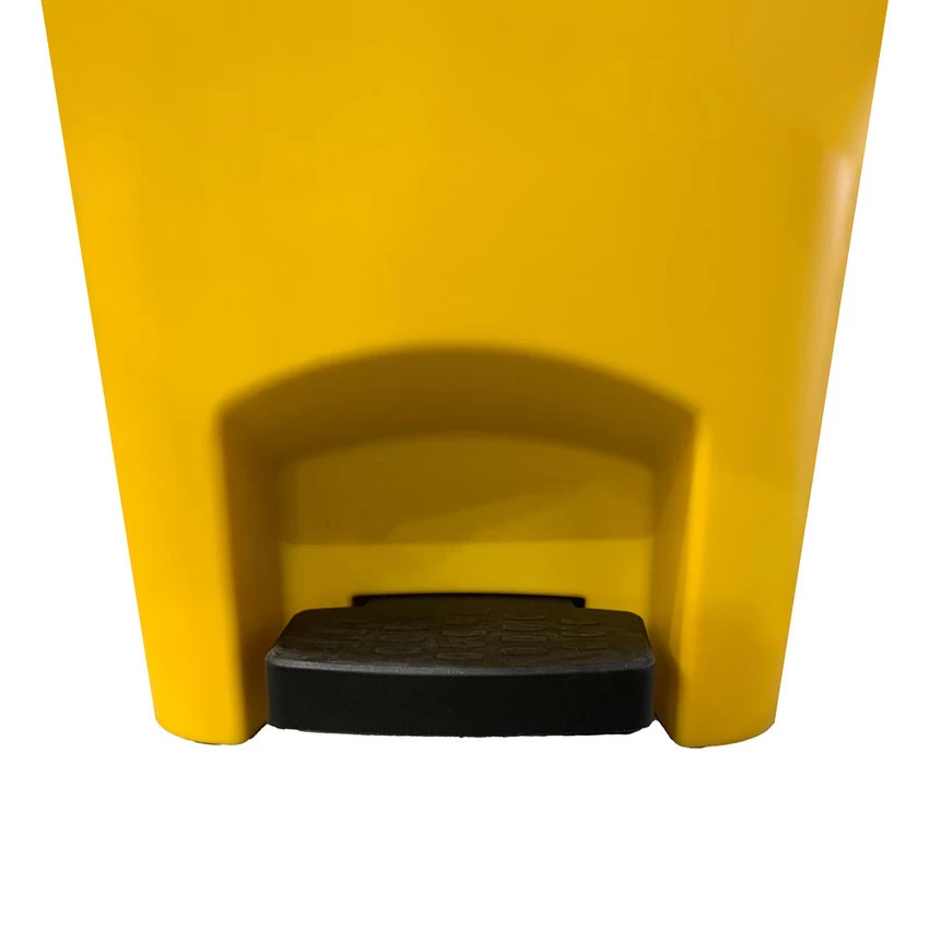 TRUST 50 Litre Svelte Step-On Bin - Yellow - Image 2