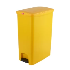 TRUST 68 Litre Svelte Step-On Bin - Yellow