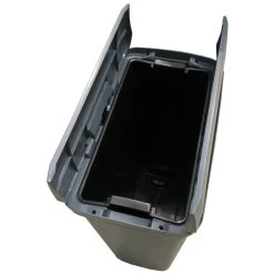 TRUST 90 Litre Svelte Step-On Bin - Grey