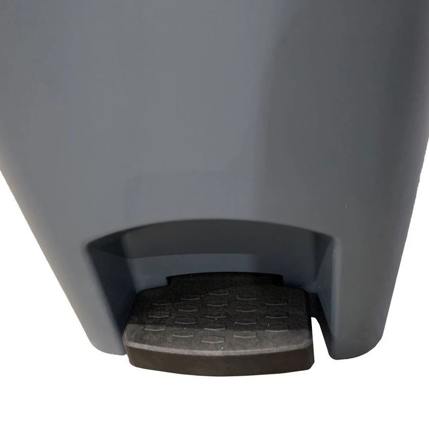 TRUST 90 Litre Svelte Step-On Bin - Grey - Image 5