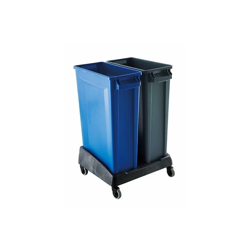 TRUST Svelte Plastic 2 Compartment Dolly To Suit RT1211, RT1213 - Black