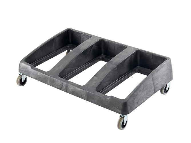 TRUST Svelte Plastic 3 Compartment Dolly To Suit RT1211, RT1213 - Black - Image 2