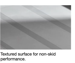 TRUST 90kg Rated Hi-5 3 Shelf Utility Cart With Lockable Doors, Sliding Drawer - Black