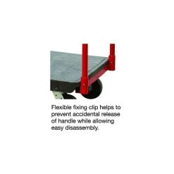 TRUST 900kg Rated OEASY Platform Trolley With 200mm TPR Castors