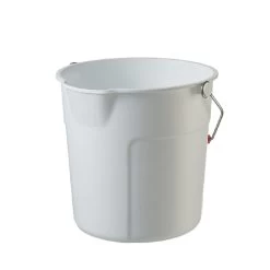 TRUST 13L Round Bucket - White