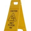 Caution Wet Floor Safety Sign 66.0 X 27.9 X 30.5 Cm - Yellow
