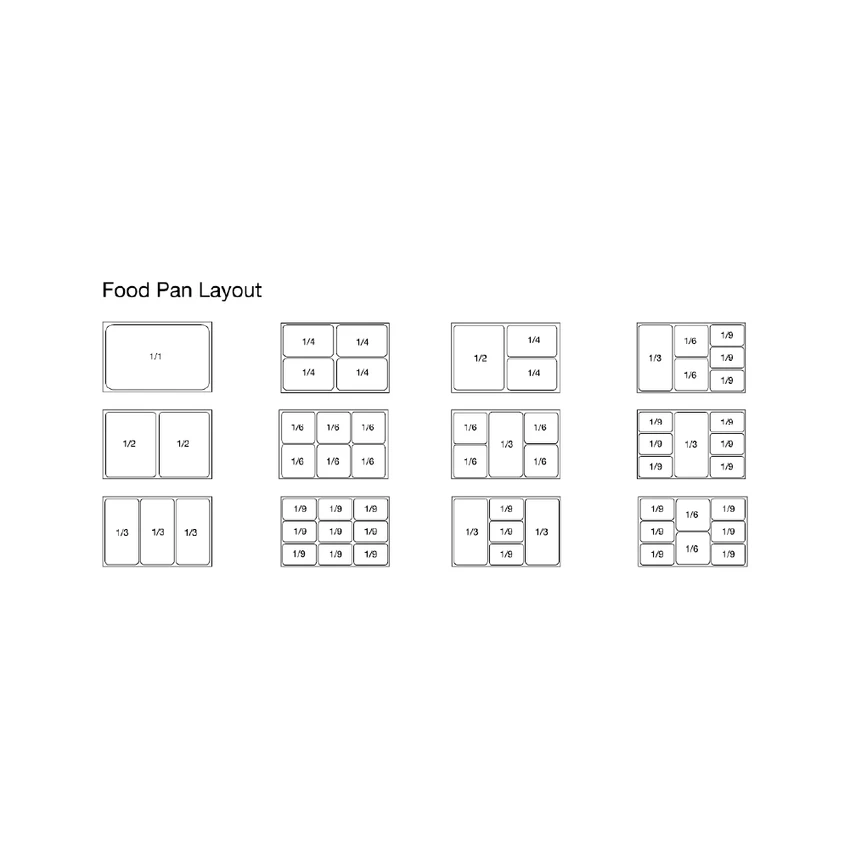 TRUST 3.8Litre Cold Food Pan, 1/3 Size, PolyCarbonate, BPA-free - Image 3