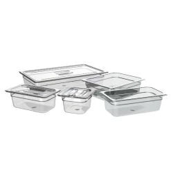 TRUST Lid, Cold Food Pan Cover, Flat Cover, 1/9 Size, PolyCarbonate, BPA-free
