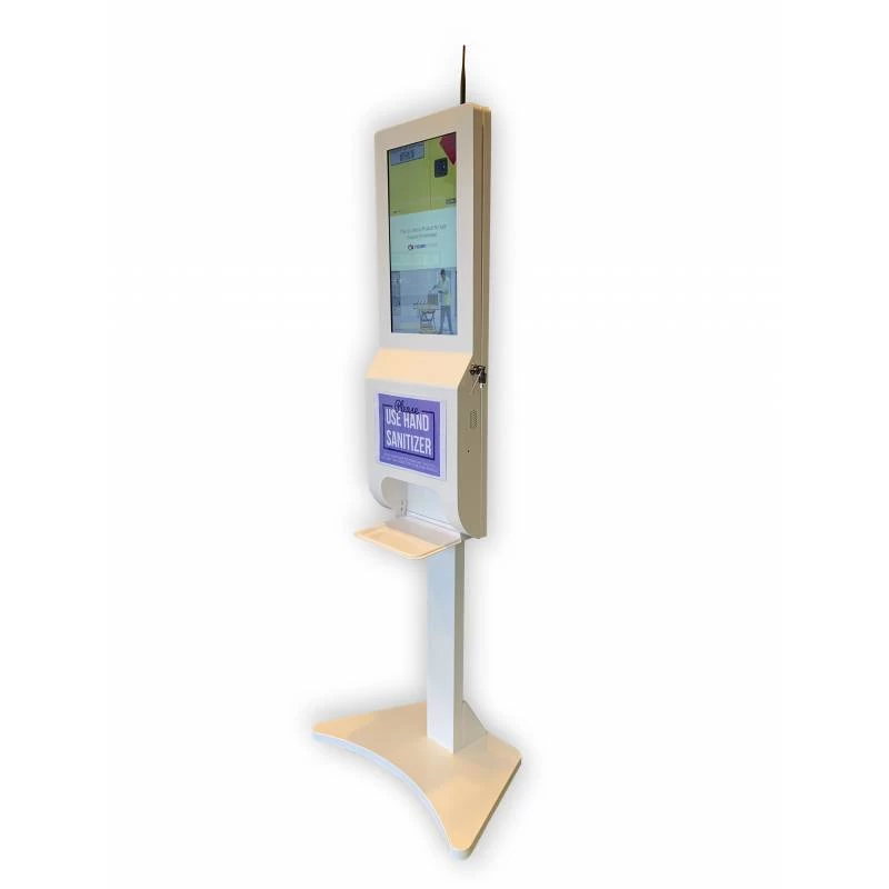 21.5'' Floor Stand Digital Signage Screen With Hand Sanitiser Auto Dispenser - Image 5