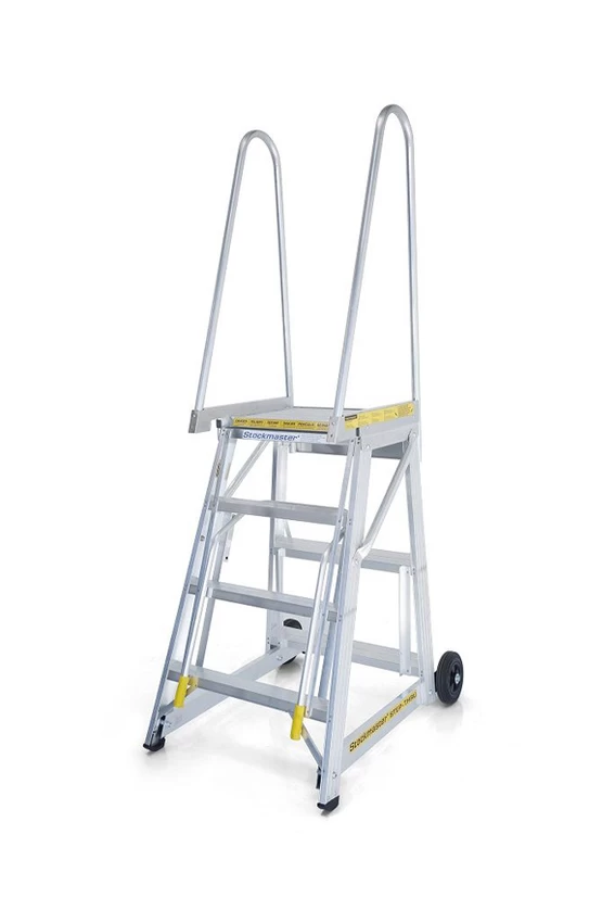 10 Steps Step-thru Access Mobile Work Platform Ladder
