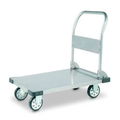 350kg Rated Stainless Steel FlatBed Platform Trolley