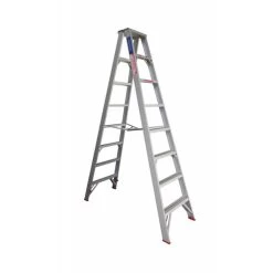 Indalex 150KG 8 Step Double Sided Aluminium Step Ladder