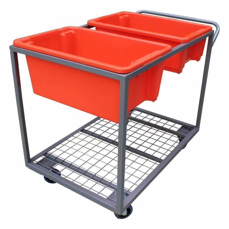340kg Rated Stock / Order Picking Trolley - TS4B - Image 3