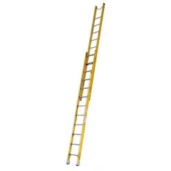 Indalex Fibreglass Extension Ladder - 3.9m To 6.4m - 150KG